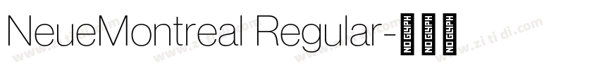 NeueMontreal Regular字体转换
